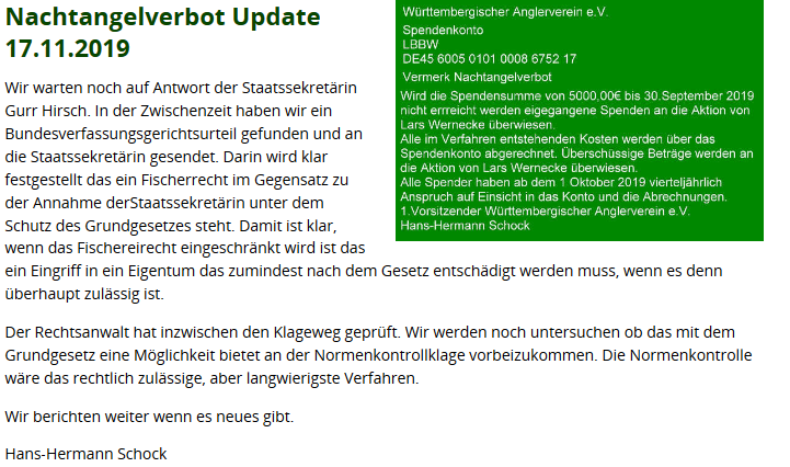 Nachtangelverbot Update Württembergischer Angler Verein e V .png