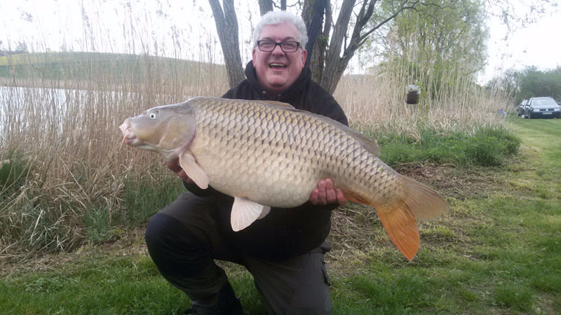 Ralf mit 16 Kg Karpfen
